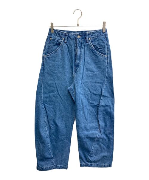 kha:ki（カーキ）kha:ki (カーキ) TWIST 5POCKET DENIM インディゴ サイズ:2の古着・服飾アイテム