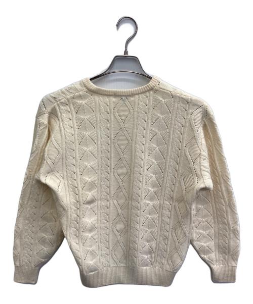 Burberry's（バーバリーズ）Burberry's (バーバリーズ) ヴィンテージケーブルニット ベージュ サイズ:Mの古着・服飾アイテム