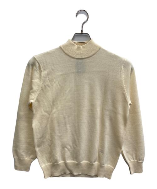 Burberry's（バーバリーズ）Burberry's (バーバリーズ) ヴィンテージ裾ロゴニット ベージュ サイズ:Mの古着・服飾アイテム