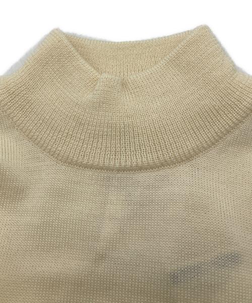 Burberry's（バーバリーズ）Burberry's (バーバリーズ) ヴィンテージ裾ロゴニット ベージュ サイズ:Mの古着・服飾アイテム
