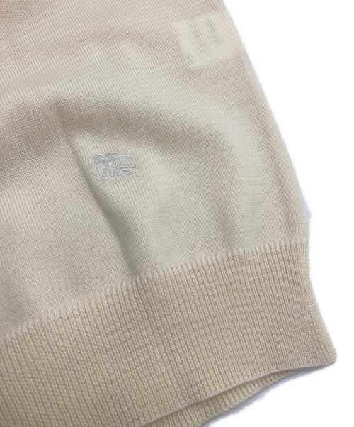 Burberry's（バーバリーズ）Burberry's (バーバリーズ) ヴィンテージ裾ロゴニット ベージュ サイズ:Mの古着・服飾アイテム