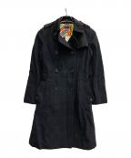 Paul Smith BLACKポールスミスブラック）の古着「カシミヤ混ダブルコート」｜ブラック
