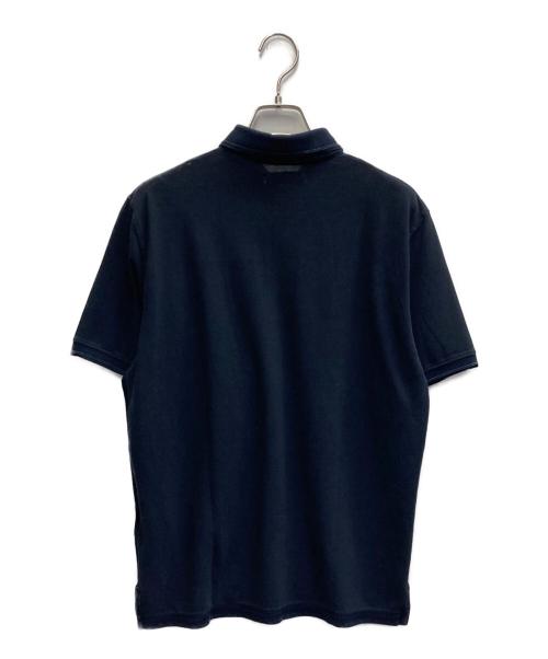 ALPHA STUDIO（アルファスタジオ）ALPHA STUDIO (アルファスタジオ) ポロシャツ ネイビー サイズ:SIZE50の古着・服飾アイテム