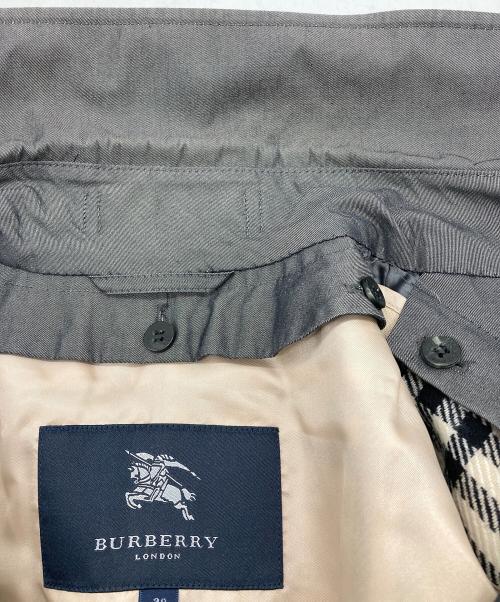 BURBERRY LONDON（バーバリーロンドン）BURBERRY LONDON (バーバリーロンドン) ライナー付きトレンチコート グレー サイズ:Mの古着・服飾アイテム