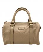 GUCCIグッチ）の古着「GG柄 ミニボストンバッグ」｜ベージュ