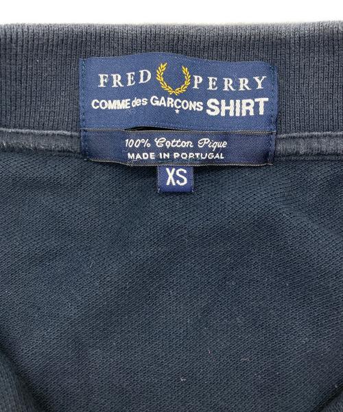 FRED PERRY（フレッドペリー）FRED PERRY (フレッドペリー) COMME des GARCONS (コムデギャルソン) ポロシャツ ネイビー サイズ:XSの古着・服飾アイテム