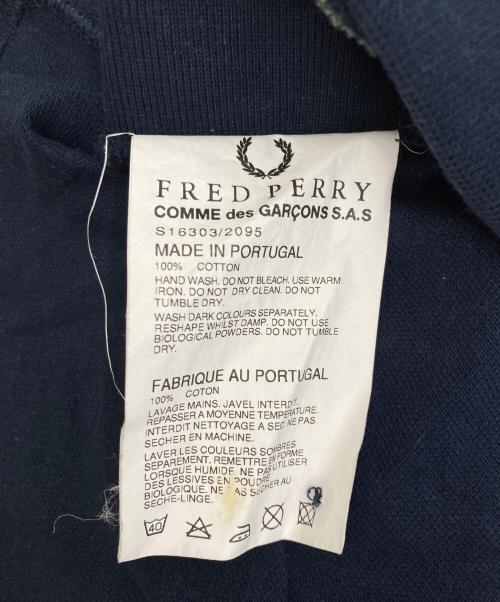 FRED PERRY（フレッドペリー）FRED PERRY (フレッドペリー) COMME des GARCONS (コムデギャルソン) ポロシャツ ネイビー サイズ:XSの古着・服飾アイテム
