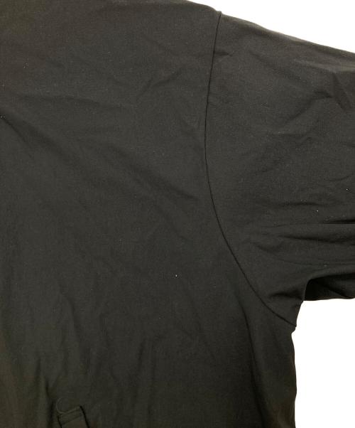 eN ROUTE（アンルート）EN ROUTE (アンルート) ナイロンポリエステルアシンメトリージップビックパーカー ブラック サイズ:3の古着・服飾アイテム