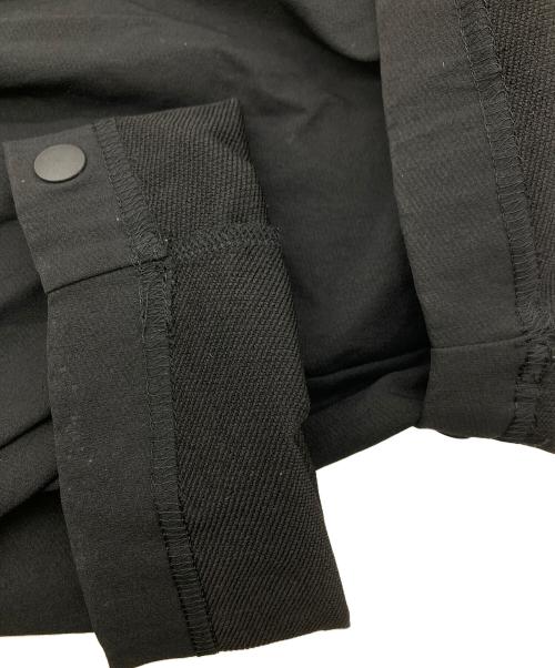 eN ROUTE（アンルート）EN ROUTE (アンルート) ナイロンポリエステルアシンメトリージップビックパーカー ブラック サイズ:3の古着・服飾アイテム