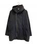 EN ROUTE（アンルート）の古着「ナイロンポリエステルアシンメトリージップビックパーカー」｜ブラック