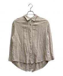 lusteek（ラスティーク）の古着「リネンレーヨンシャツ」｜ベージュ