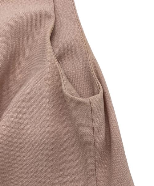 hue（ヒュー）hue (ヒュー) ノースリーブパールワンピース ピンク サイズ:36の古着・服飾アイテム