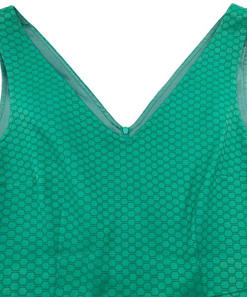 MAX&Co.（マックスアンドコー）MAX&Co. (マックスアンドコー) corolla dres グリーン サイズ:42の古着・服飾アイテム