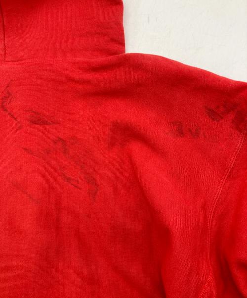 SAINT MICHAEL（セントマイケル）SAINT MICHAEL (セントマイケル) ヴィンテージ加工プルオーバーパーカー レッド サイズ:Lの古着・服飾アイテム