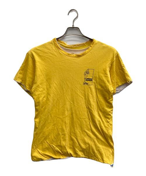 Champion（チャンピオン）Champion (チャンピオン) 70s～80s Jeffco リバーシブルTシャツ イエロー サイズ:Mの古着・服飾アイテム