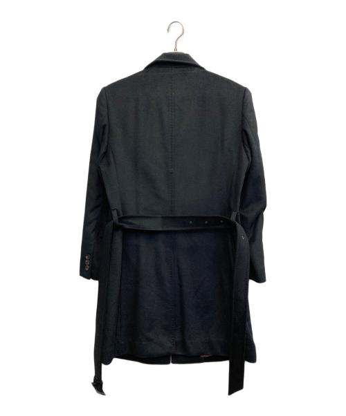 platinum COMME CA（プラチナ コムサ）Platinum COMME CA (プラチナ コムサ) アンゴラコート ブラック サイズ:Mの古着・服飾アイテム
