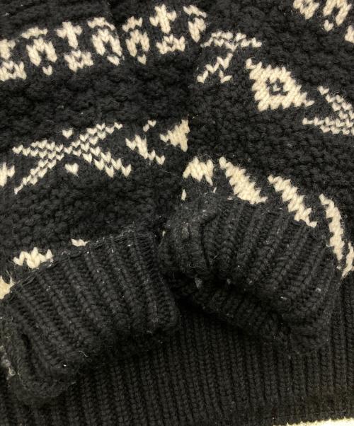 OLD GAP（オールドギャップ）OLD GAP (オールドギャップ) OLDウールノルディックニット ブラック サイズ:Lの古着・服飾アイテム