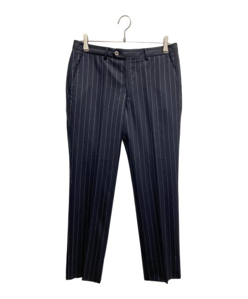 PAUL SMITH（ポールスミス）PAUL SMITH (ポールスミス) 裏地柄ベスト付きセットアップ/british collection/ﾍﾟｲｽﾞﾘｰ ネイビー サイズ:Lの古着・服飾アイテム