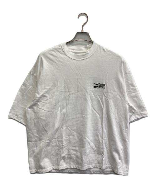FreshService（フレッシュサービス）FreshService (フレッシュサービス) VIBTEX S/S CREW NECK TEE ホワイト サイズ:Lの古着・服飾アイテム