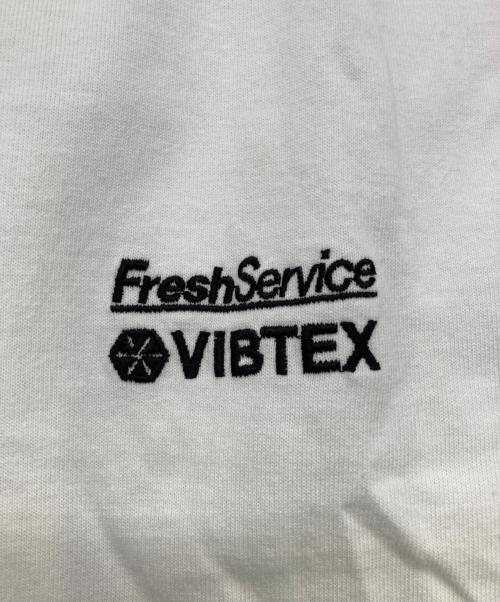 FreshService（フレッシュサービス）FreshService (フレッシュサービス) VIBTEX S/S CREW NECK TEE ホワイト サイズ:Lの古着・服飾アイテム