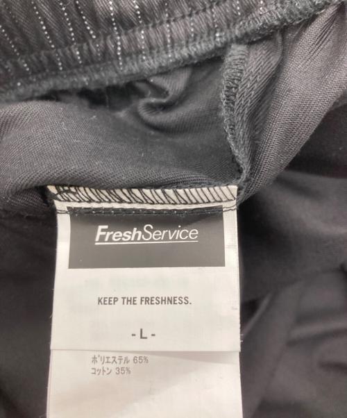 FreshService（フレッシュサービス）FreshService (フレッシュサービス) CORPORATE EASY PANTS ブラック サイズ:Lの古着・服飾アイテム