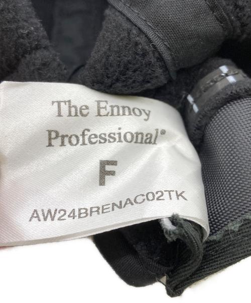 The Ennoy Professional（ザ エンノイ プロフェッショナル）The Ennoy Professional (ザ エンノイ プロフェッショナル) PROFESSIONAL FLEECE CAP ブラックの古着・服飾アイテム