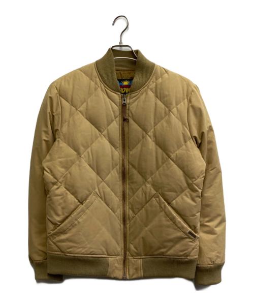 Eddie Bauer（エディーバウアー）Eddie Bauer (エディーバウアー) 日の出タグ/ スカイライナー/復刻ダウンジャケット ベージュ サイズ:Mの古着・服飾アイテム