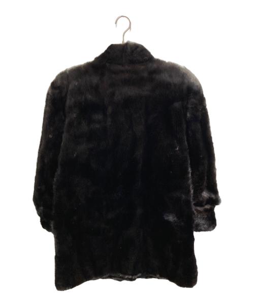 SAGA MINK（サガミンク）SAGA MINK (サガミンク) ファージャケット ブラック サイズ:13の古着・服飾アイテム