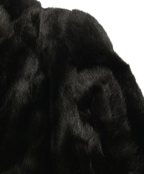 SAGA MINK（サガミンク）SAGA MINK (サガミンク) ファージャケット ブラック サイズ:13の古着・服飾アイテム