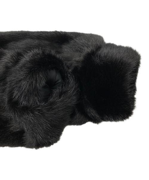 SAGA MINK（サガミンク）SAGA MINK (サガミンク) ファージャケット ブラック サイズ:13の古着・服飾アイテム