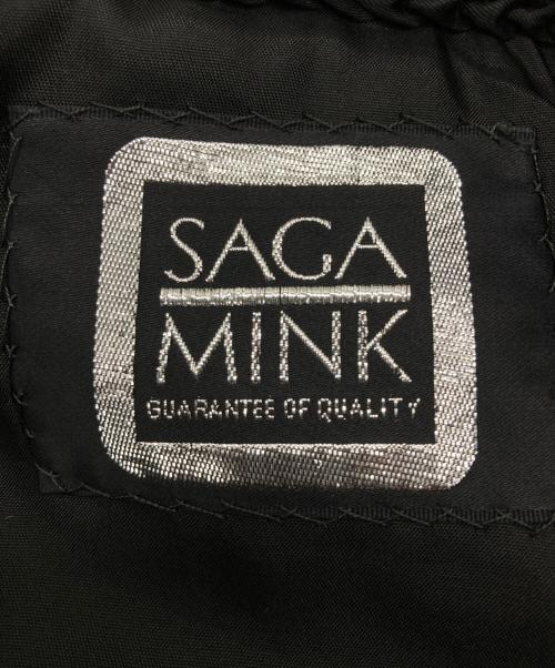 SAGA MINK（サガミンク）SAGA MINK (サガミンク) ファージャケット ブラック サイズ:13の古着・服飾アイテム