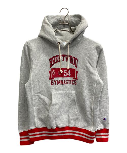 Champion REVERSE WEAVE（チャンピオン リバース ウィーブ）Champion REVERSE WEAVE (チャンピオン リバース ウィーブ) フーデッドスウェットシャツ 24FW グレー サイズ:Mの古着・服飾アイテム