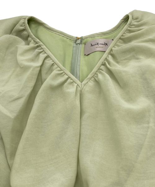 masaco teranishi（マサコテラニシ）masaco teranishi (マサコテラニシ) ワンピース グリーン サイズ:36の古着・服飾アイテム