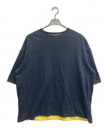 ミリタリー（ミリタリー）の古着「リバーシブルTシャツ」｜ネイビー
