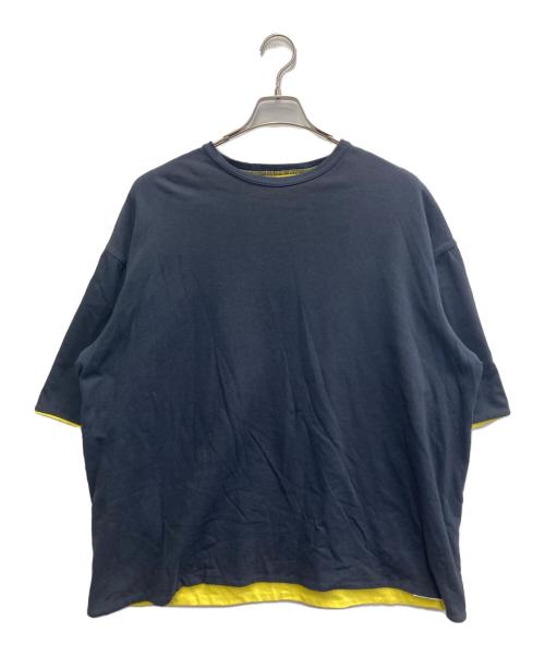 ミリタリー（ミリタリー）ミリタリー (ミリタリー) リバーシブルTシャツ ネイビー サイズ:XXLの古着・服飾アイテム