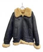 Milanoミラノ）の古着「Ｂ-3ムートンボンバージャケット」｜ブラウン