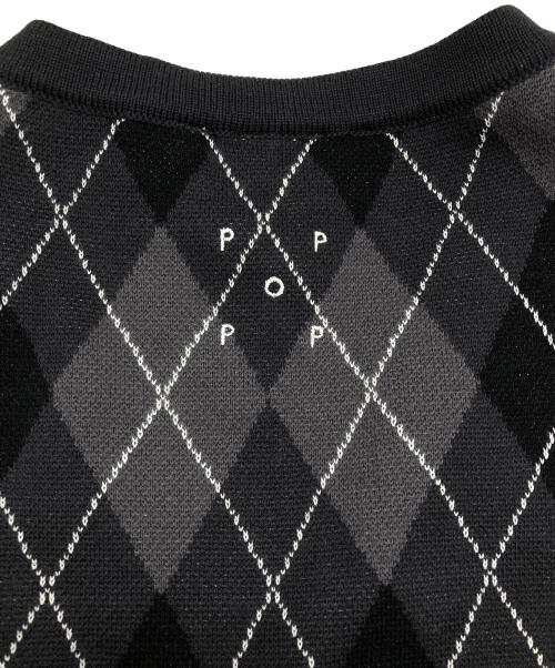 POP TRADING COMPANY（ポップトレーディングカンパニー）POP TRADING COMPANY (ポップトレーディングカンパニー) BEAUTY&YOUTH (ビューティーアンドユース) 別注 BURLINGTON VEST グレー サイズ:Lの古着・服飾アイテム