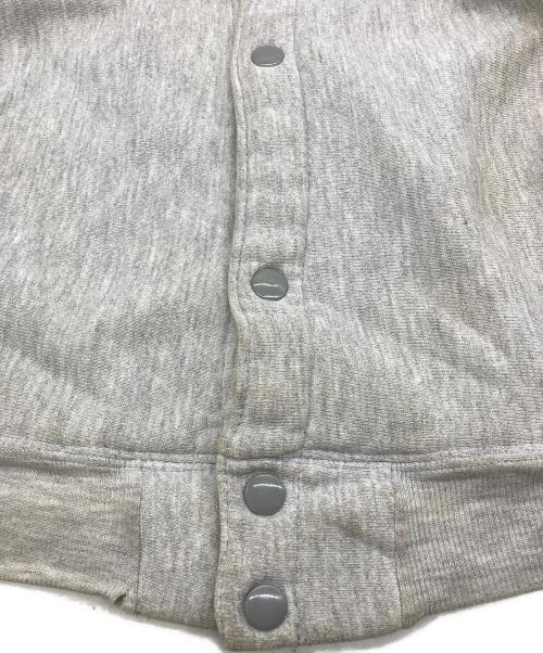 Champion REVERSE WEAVE（チャンピオン リバース ウィーブ）Champion REVERSE WEAVE (チャンピオン リバース ウィーブ) 90’Sスウェット スナップカーディガン グレー サイズ:Lの古着・服飾アイテム
