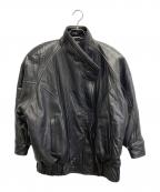 MARQUISマーキス）の古着「レザージャケット」｜ブラック