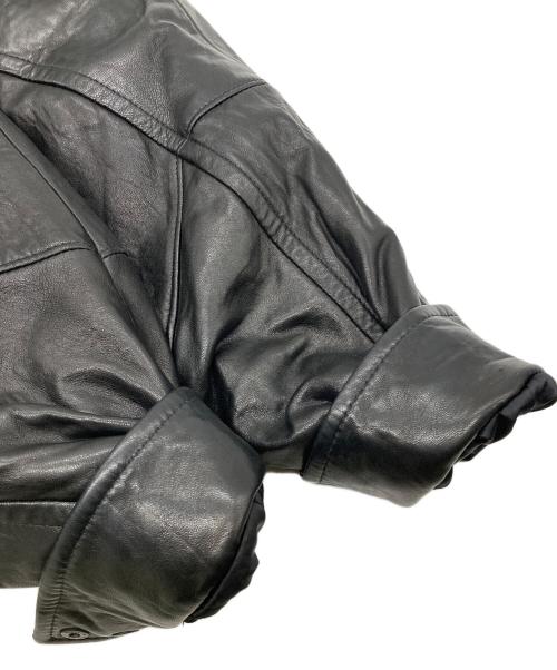 MARQUIS（マーキス）MARQUIS (マーキス) レザージャケット ブラック サイズ:10の古着・服飾アイテム