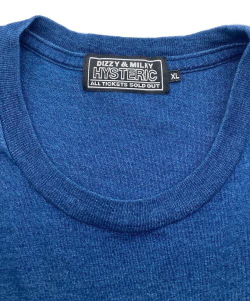 hysterics（ヒステリックス）hysterics (ヒステリックス) EASY WEEKEND T-SHIRT ネイビー サイズ:XLの古着・服飾アイテム
