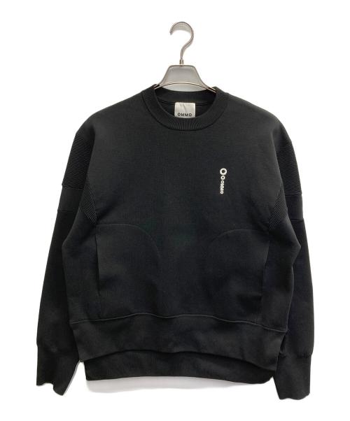 OMMO（オーエムエムオー）OMMO (オーエムエムオー) オーバーシルエット スリット トレーナー ブラック サイズ:FREEの古着・服飾アイテム
