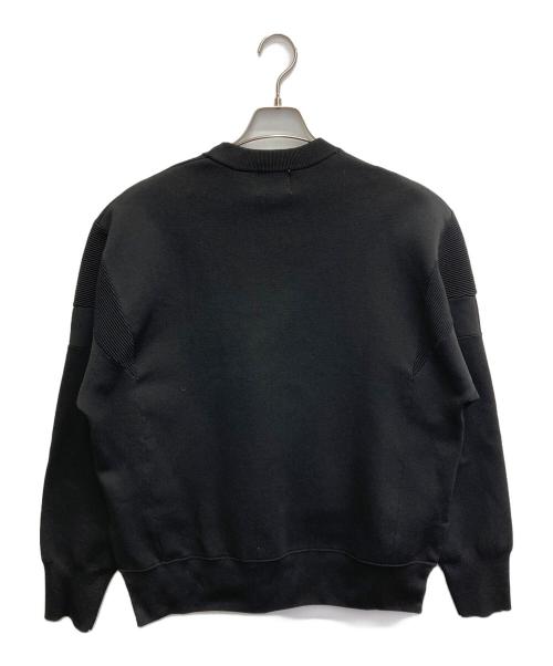 OMMO（オーエムエムオー）OMMO (オーエムエムオー) オーバーシルエット スリット トレーナー ブラック サイズ:FREEの古着・服飾アイテム