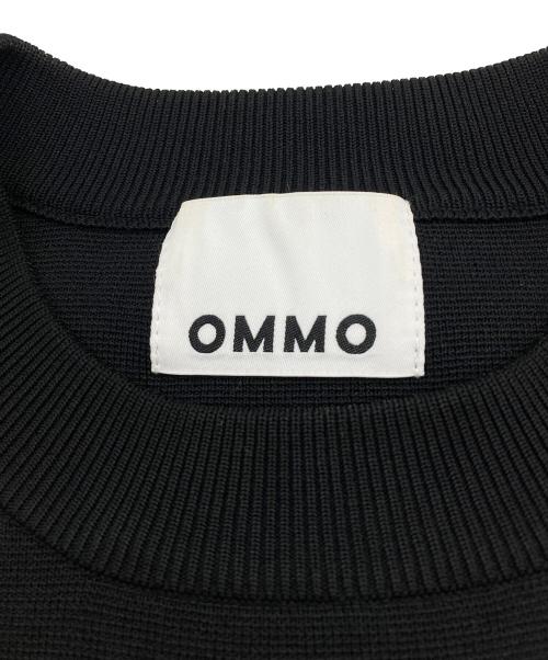 OMMO（オーエムエムオー）OMMO (オーエムエムオー) オーバーシルエット スリット トレーナー ブラック サイズ:FREEの古着・服飾アイテム