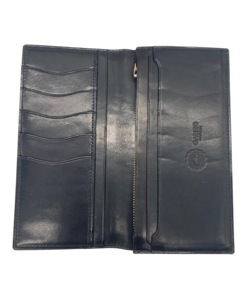 GANZO（ガンゾ）GANZO (ガンゾ) GUD2 ファスナー小銭入れ付長財布 ブラックの古着・服飾アイテム