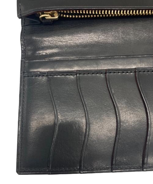 GANZO（ガンゾ）GANZO (ガンゾ) GUD2 ファスナー小銭入れ付長財布 ブラックの古着・服飾アイテム