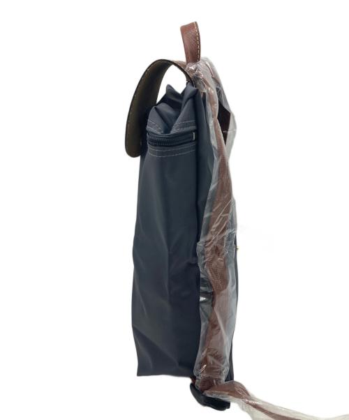 LONGCHAMP（ロンシャン）LONGCHAMP (ロンシャン) プリアージュバッグ リュックサック ブラックの古着・服飾アイテム