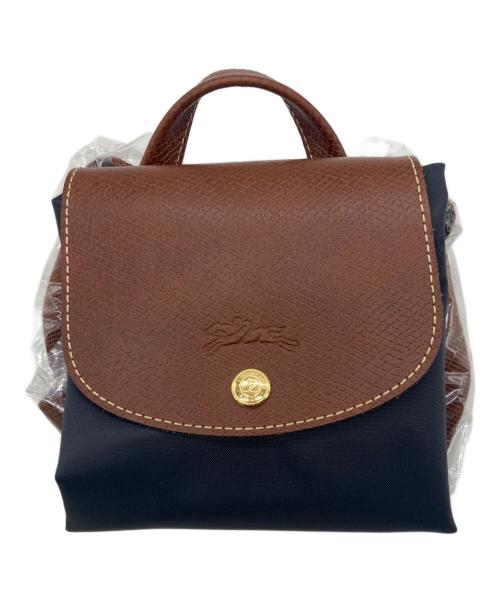 LONGCHAMP（ロンシャン）LONGCHAMP (ロンシャン) プリアージュバッグ リュックサック ブラックの古着・服飾アイテム