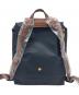 LONGCHAMP (ロンシャン) プリアージュバッグ リュックサック ブラック：9000円
