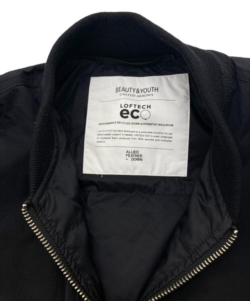 BEAUTY&YOUTH（ビューティーアンドユース）BEAUTY&YOUTH (ビューティーアンドユース) BY LOFTECH ナイロン MA-1 ブラック サイズ:XLの古着・服飾アイテム